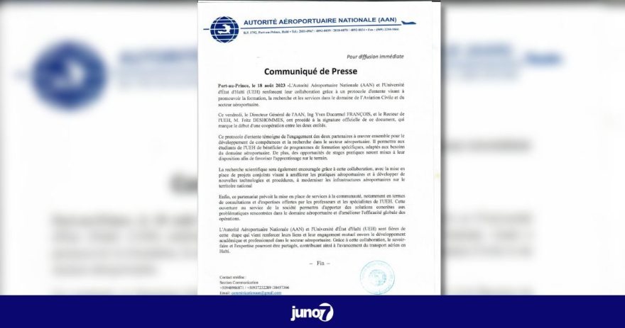 L’AAN et l’EUH signent un protocole d'entente visant la formation, la recherche et les services dans le domaine de l'Aviation Civile et du secteur aéroportuaire