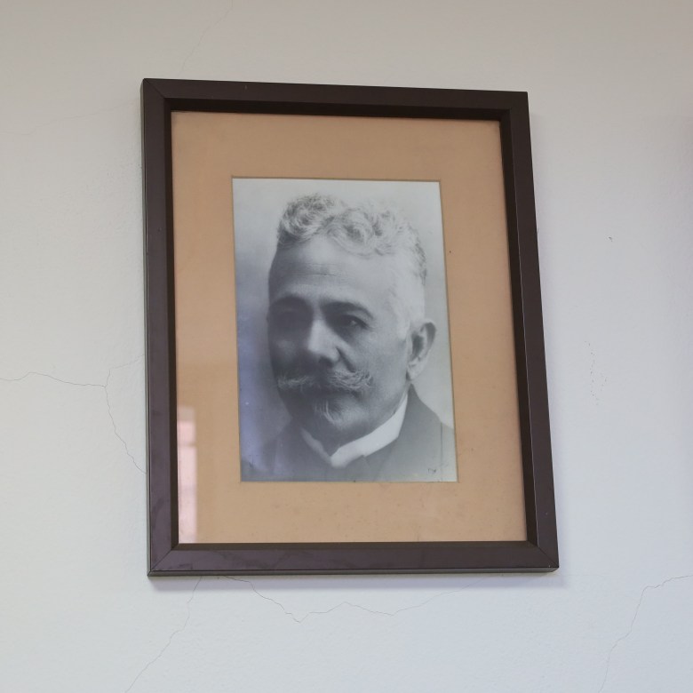 Photo of Guillaume Chéraquite, founder of the newspaper Le Matin, which, in collaboration with printer Henry Chauvet, would later become Le Nouvelliste, as seen in Port-au-Prince on April 22, 2015. Photo by Dieugo André for The Haitian Times.
