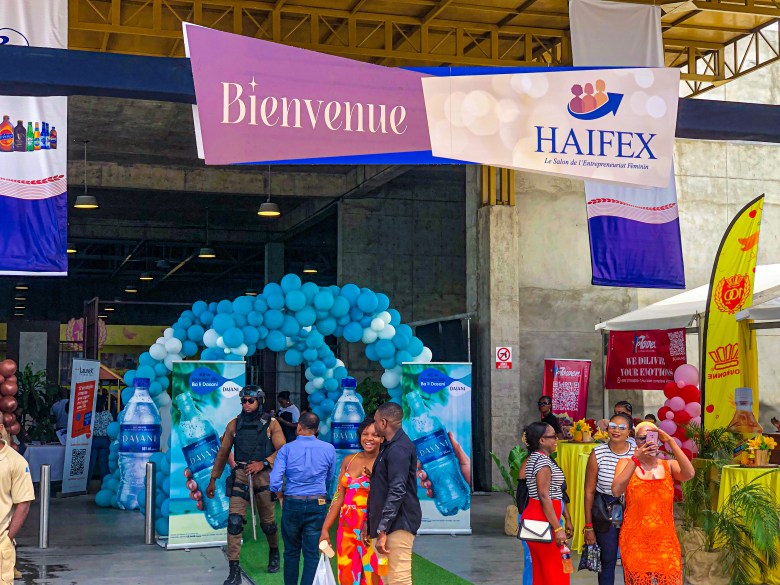 The first edition of the HAIFEX Women’s Entrepreneurship Fair debuted in Pétion-Ville on July 6, 2025. Photo by Juhakenson Blaise for The Haitian Times.