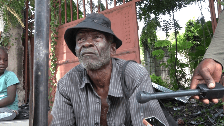 A longtime Solino resident who requested anonymity after just returning home. Photo by Mikenson Duverge / Flashback, September 9, 2025.