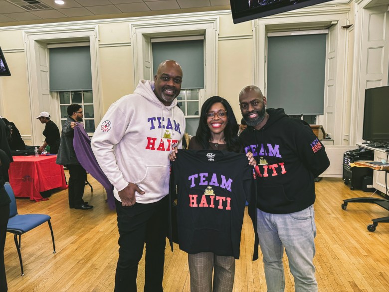 Elected officials and community members gather at Brooklyn Borough Hall during a Haitian Independence Day celebration on Jan. 8, 2026. Photo courtesy of the Office of Council Member Rita Joseph.