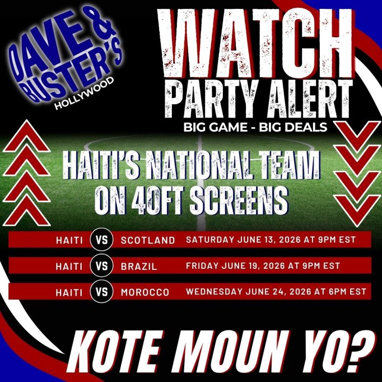 Event promotion flyer on social media with Haitian Creole phrase “Kote Moun Yo,” which means “Where are the people” in English.