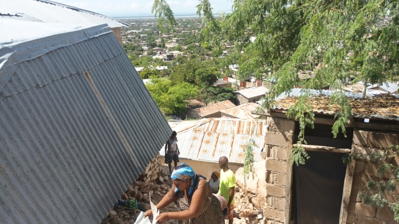 Vulnerable residents seen in Bienac, Gonaïves, after the Sept. 1-2, 2026 landslides and flooding. Photo by Onès Joseph for The Haitian Times.