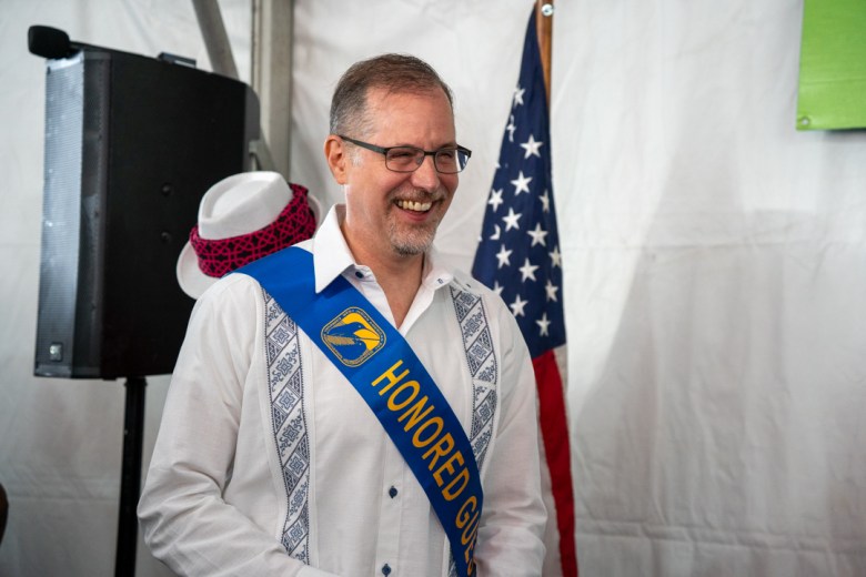 Manhattan Borough President Mark Levine attends WIADCA’s annual VIP Breakfast as an honored guest. Photo by Fredner Caimite/The Haitian Times.
